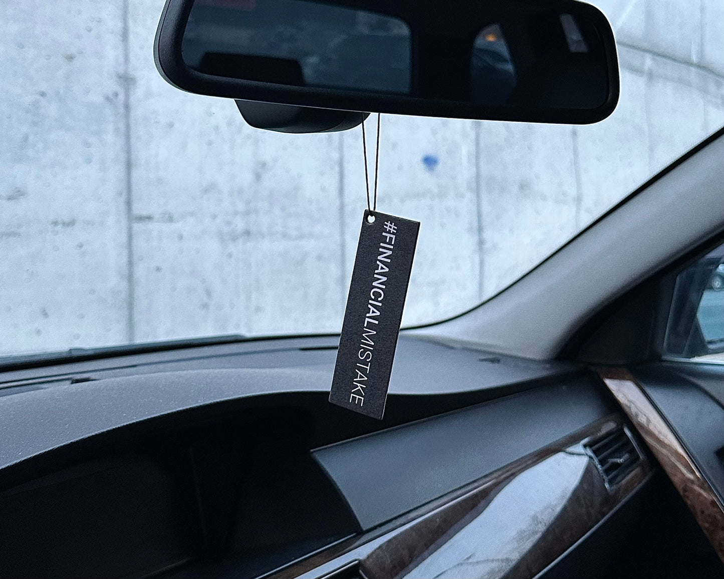 Financial Mistake #financialmistake - Car Hanging Air Freshener