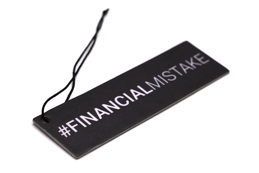 Financial Mistake #financialmistake - Car Hanging Air Freshener