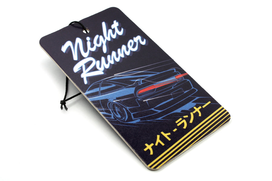 Night Runner | Nissan S13 180sx - Car Hanging Air Freshener