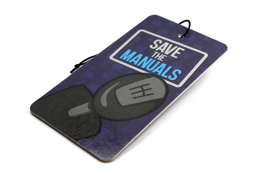 Save The Manuals - Car Hanging Air Freshener