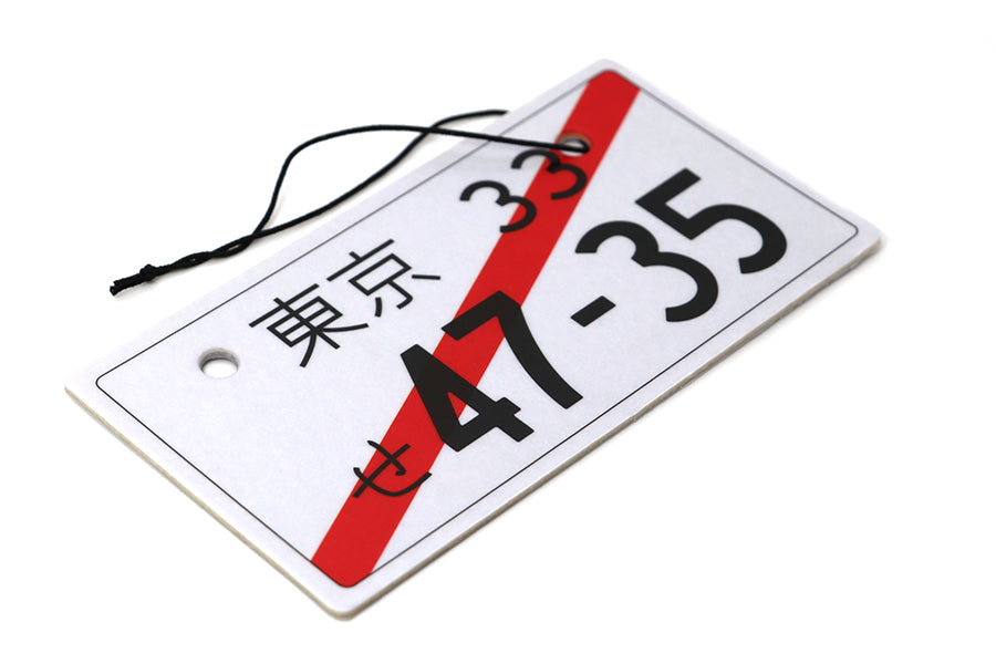 JDM Japanese license plate - Car Hanging Air Freshener